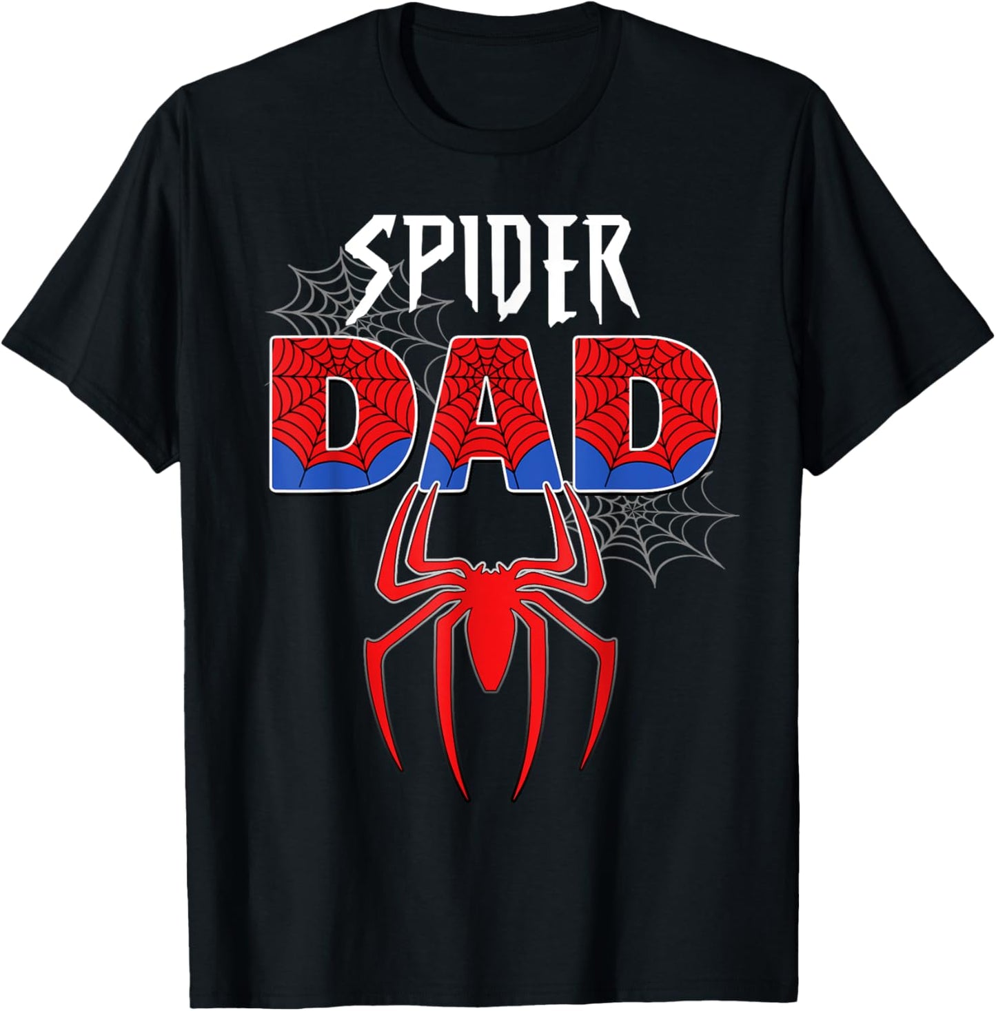 Mens Spider Dad Design Father's Day Matching Family Birthday