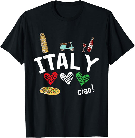 Love Italy And Everything Italian Culture Gift T Shirt