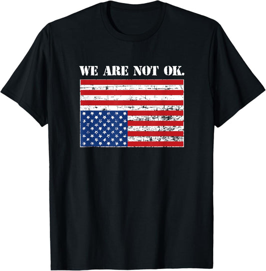 Upside Down Usa Flag In Distress