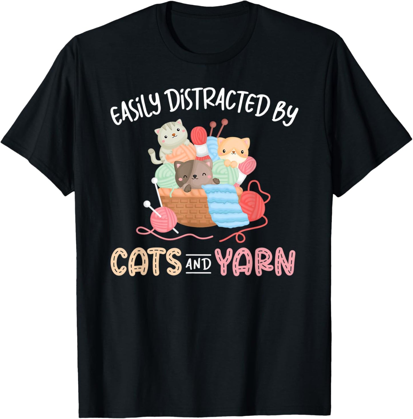 Easily Distracted by Cats and Yarn knitting outfit