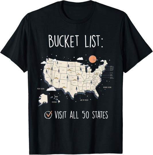 Visit All 50 States Usa Travel Map Mission Accomplished