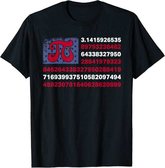 Patriotic Pi Day American Flag Math Teacher 4Th Of July Pi