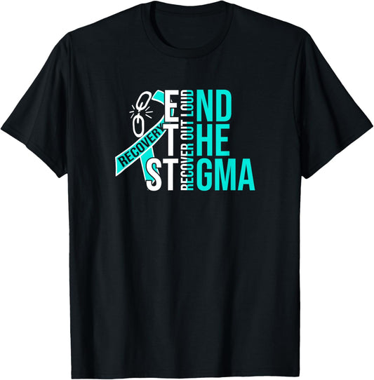 End The Stigma Recover Out Loud AA NA Addiction Recovery
