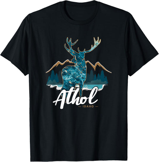 Athol Idaho Usa Elk Mountains Travel Destination Souvenir