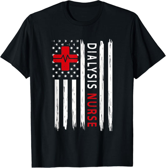 Dialysis Nurse Patriotic Nurses Gifts Usa Flag