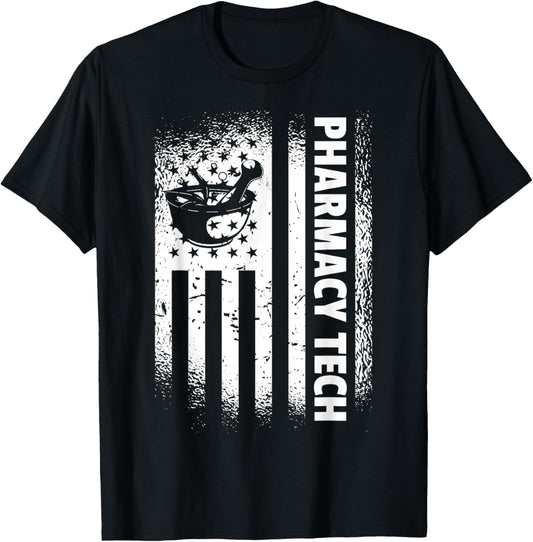 Pharmacy Technician American Flag Cute Pharmacy Technician
