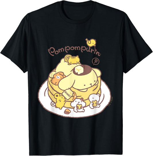 Pompompurin Pancake Friends Tee Shirt