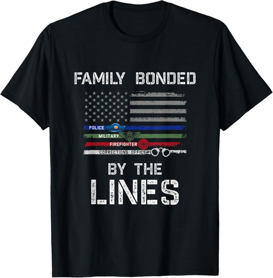 First Responders American Flag Police Military Firefighter