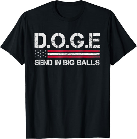 Send In Big Balls Doge Doge Patriotic Usa Flag