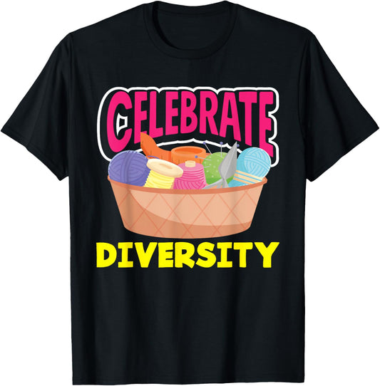 Knitting Celebrate Diversity Yarn Needle Hobby Knitting