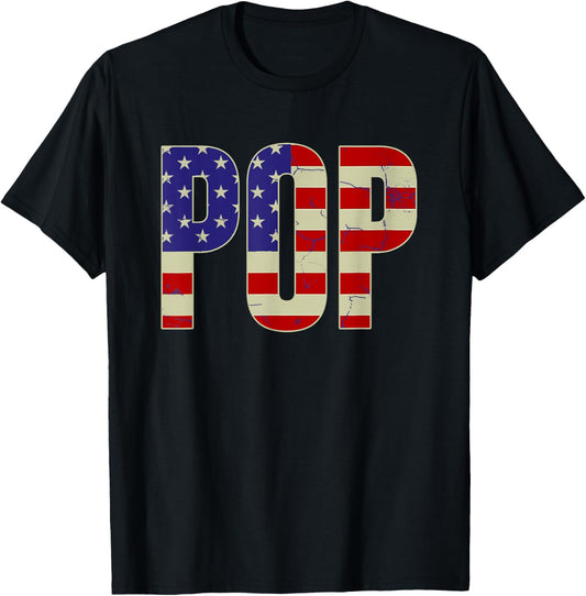 Pop Bold Patriotic American Flag Fatheru2019S Day Pop