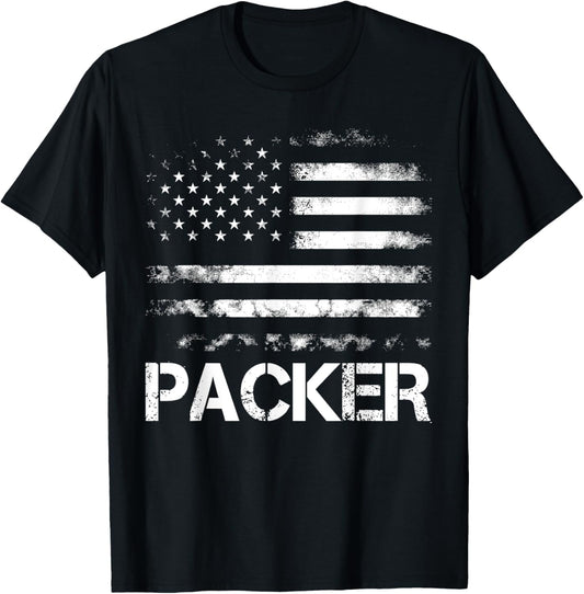 Packer American Flag