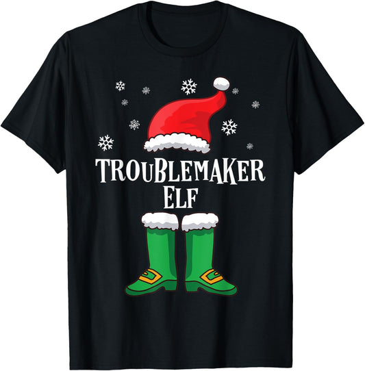 Matching Family Christmas Outfit - The Troublemaker Elf