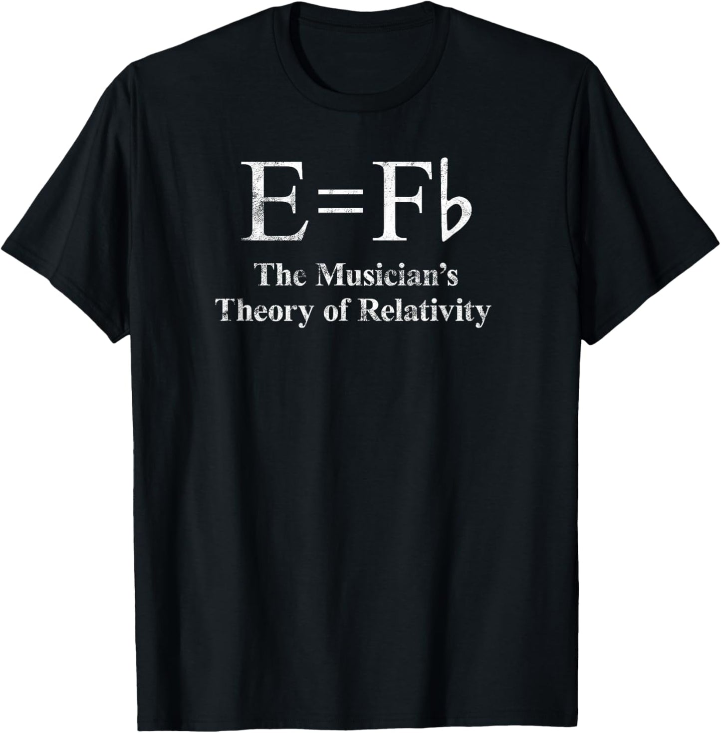 Funny Musician, E equals F Flat, Theory Of Relativity Joke