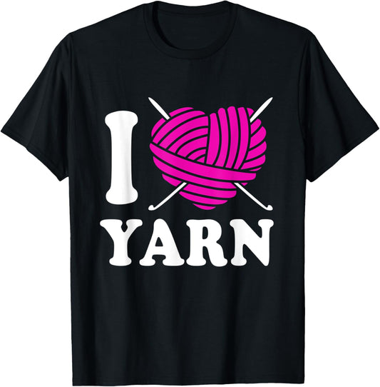 Knitting Crochet I Love Yarn