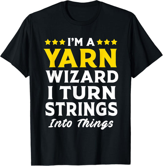 Funny Knitters Crocheters Yarn Wizard