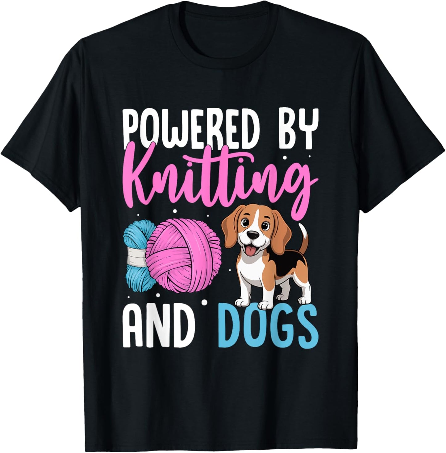 Powered By Knitting And Dogs Yarn Puppy