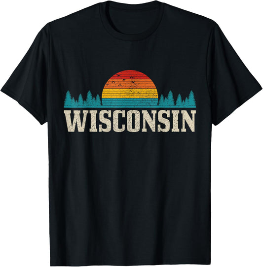 Wisconsin Vintage Usa America Souvenir