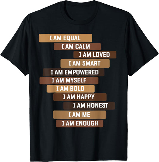 Melanin Goddess Positive Affirmation Quotes Black Educators