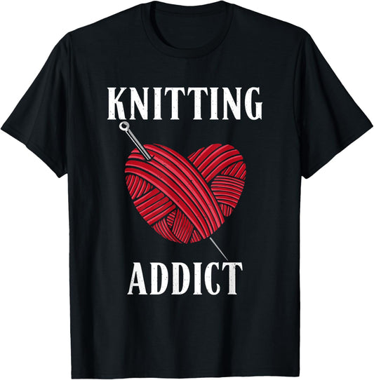 Knitting Addict Crocheting Yarn Knitter
