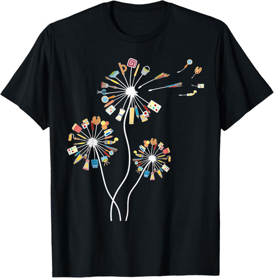 Dandelion Art Shirt for Artist or Art Teacher | Creative Art