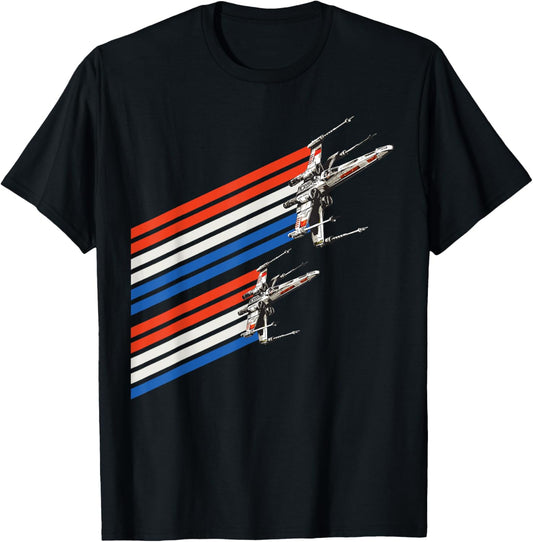 Star Wars X Wing Starfighters American Flag