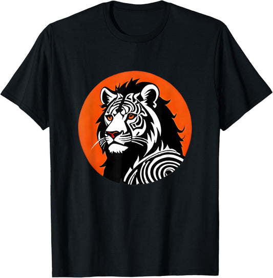 Majestic Tiger Wall Art   Abstract Jungle Animal