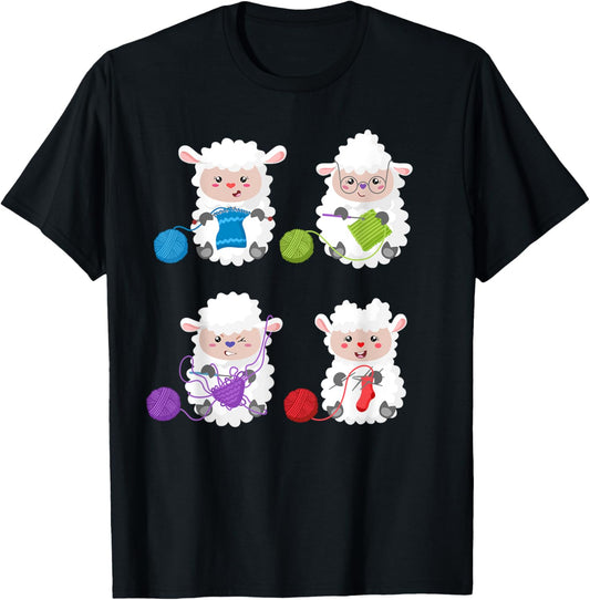 Knit Crochet Knitter Gift Crocheting Sheep Knitting Lover