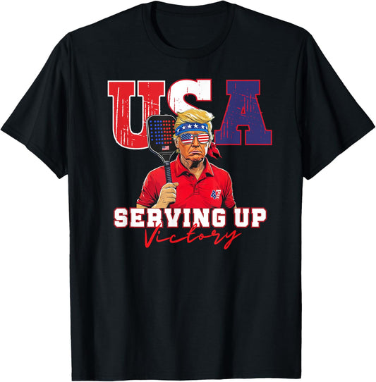 Usa Pickleball Players Trump Pickleball Apparel Patriotic Trump Pickleball