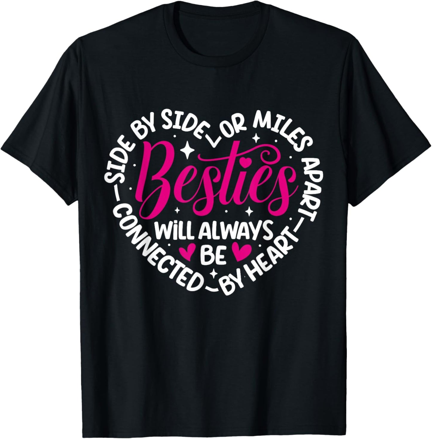 Besties will always be connected by Heart | BFF Best Friends