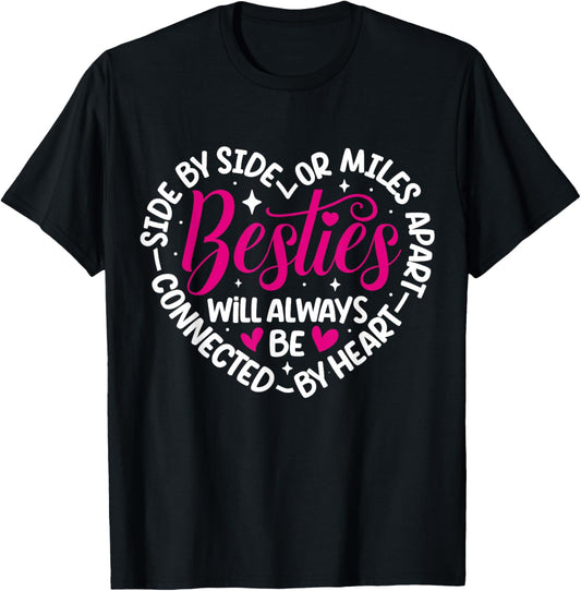 Besties will always be connected by Heart | BFF Best Friends