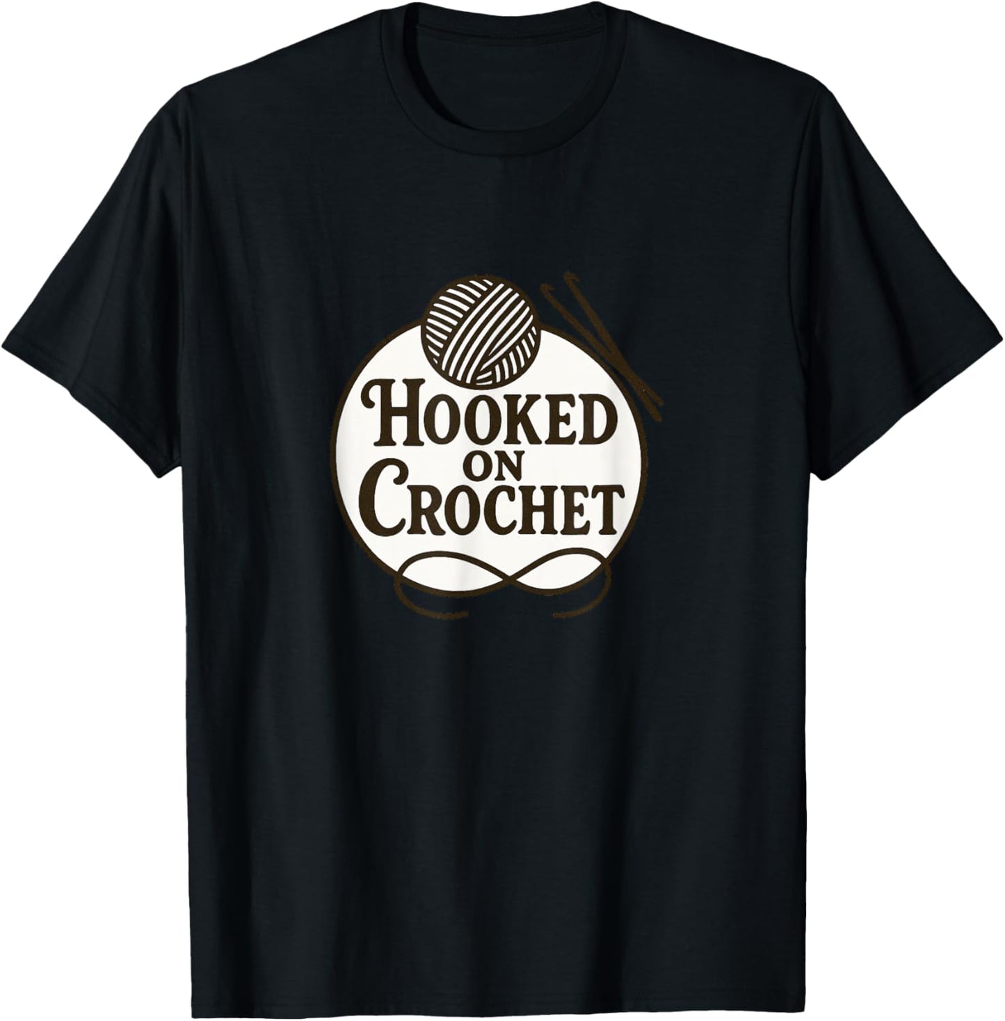 Hooked on Crochet Illustration Yarn artwork Crocheting