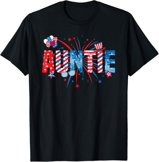 Auntie Sunglasses Usa Flag Fireworks Patriotic 4Th Of July