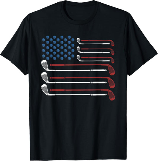 Amerikan Unabhngigkeitstag Erinnerungspatriot Golf Clubs Usa Flag Red White And Blue