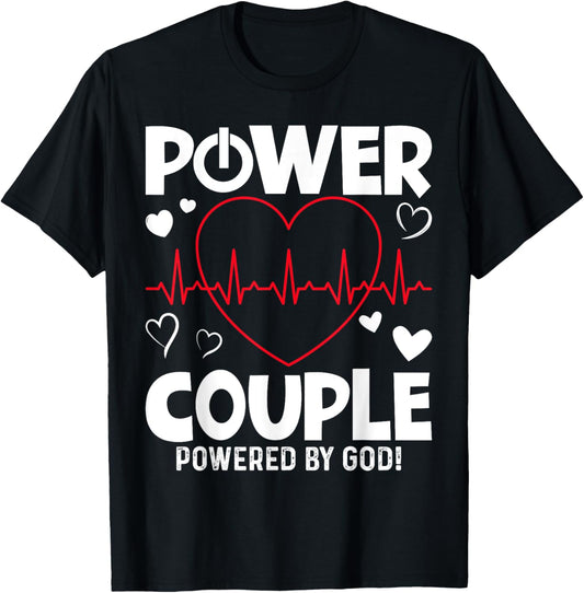 Power Couple Christian Couples Matching Valentines Day