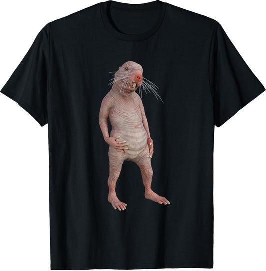 Live Weird Funny Naked Mole Rat Strange Animal