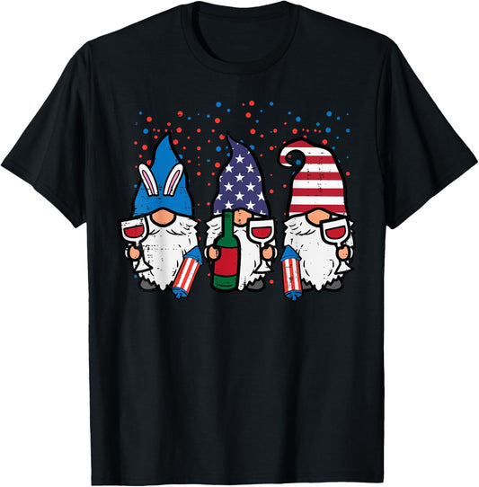 Happy 4Th Of July Usa Gnomes Funny Patriotic Mom Women Men