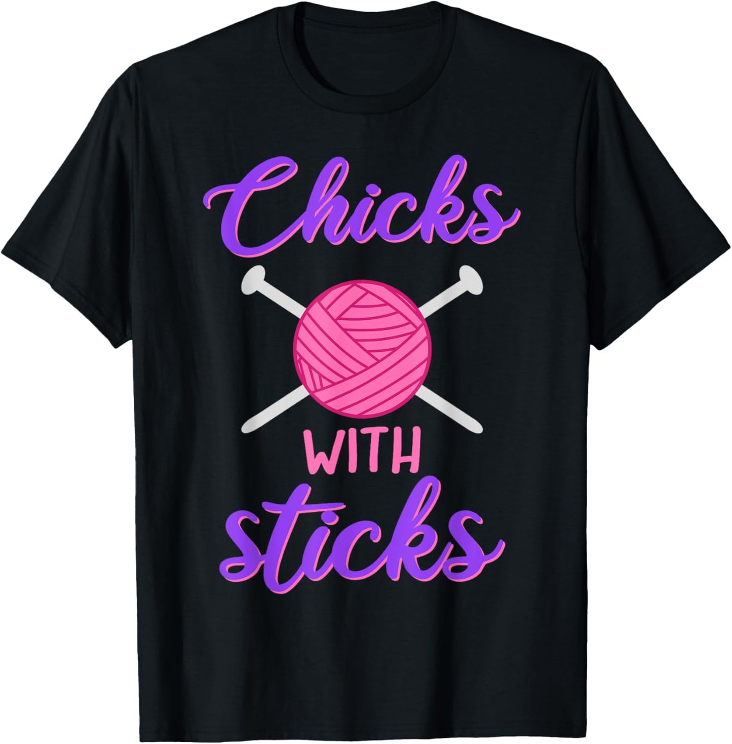 Knitting Chicks With Sticks Wool Craft