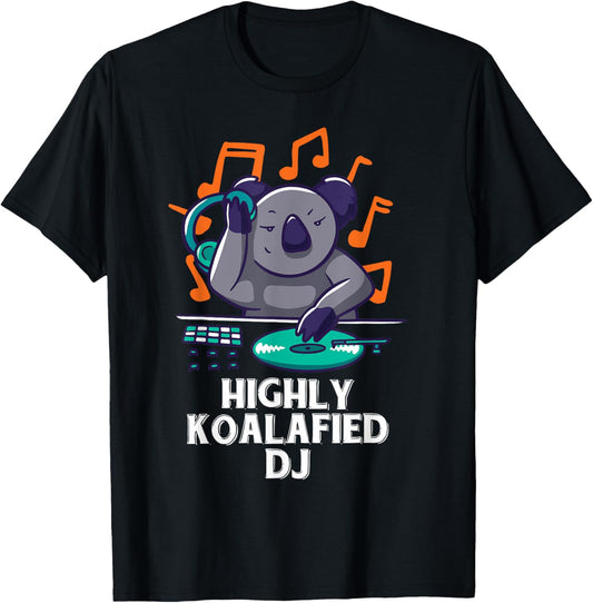 Highly Koalafied DJ Funny Koala Disc Jockey Beat Maker Gifts