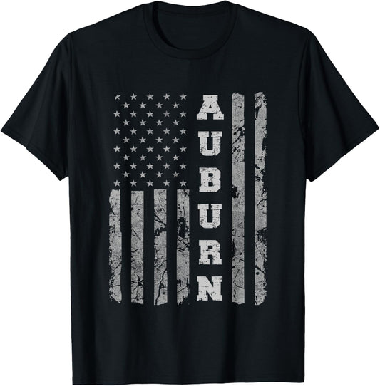 Auburn Alabama American Flag