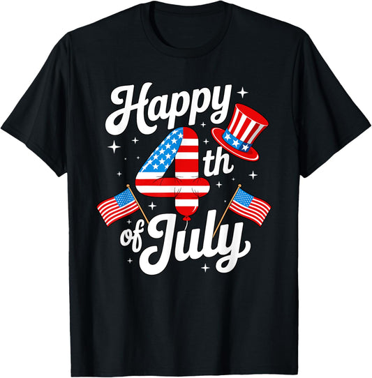 Happy 4Th Of July Patriotic American Flag Usa