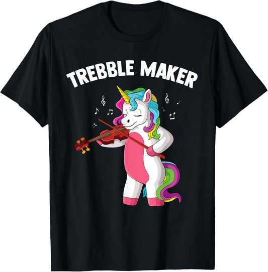 Violin music unicorn fiddle string Trebble Maker