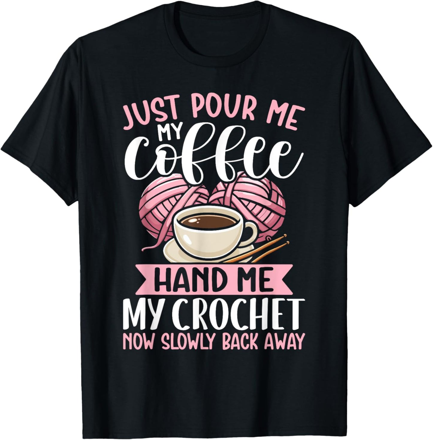 Crocheting Coffee Lover Crochet Funny Yarn Enthusiasts