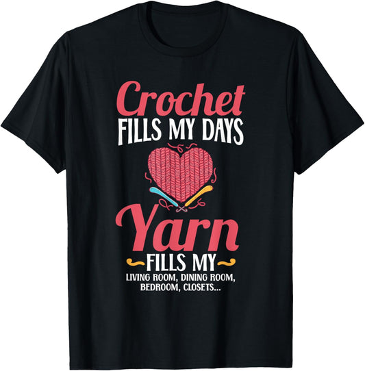 Crochet Yarn Fills My Days Yarn - Crochet and Knitting