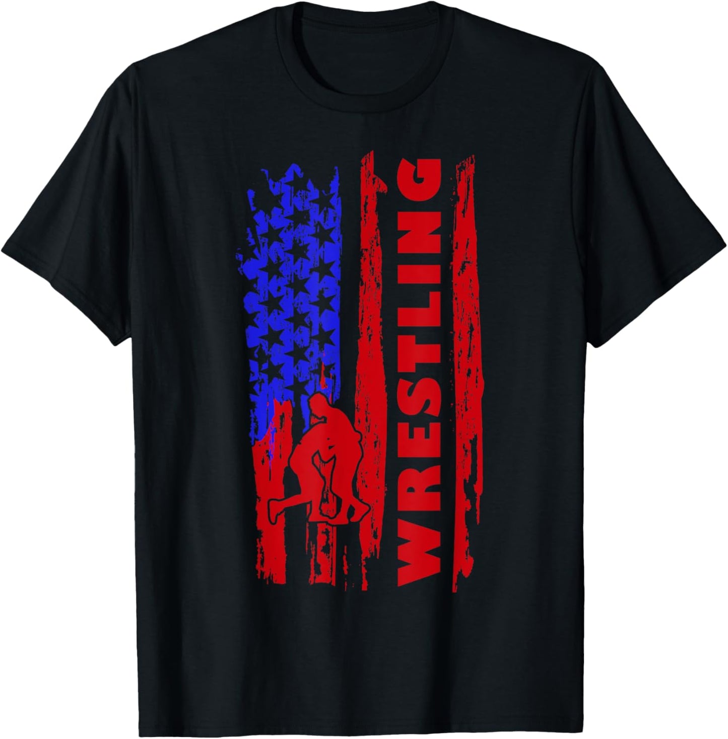 Love Wrestling American Flag Wrestling Coaches Women Men