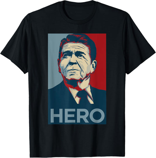 Ronald Reagan President T Shirt Usa America Tee