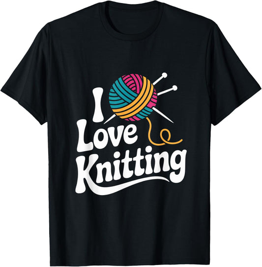 I Love Knitting Yarn Ball Passion