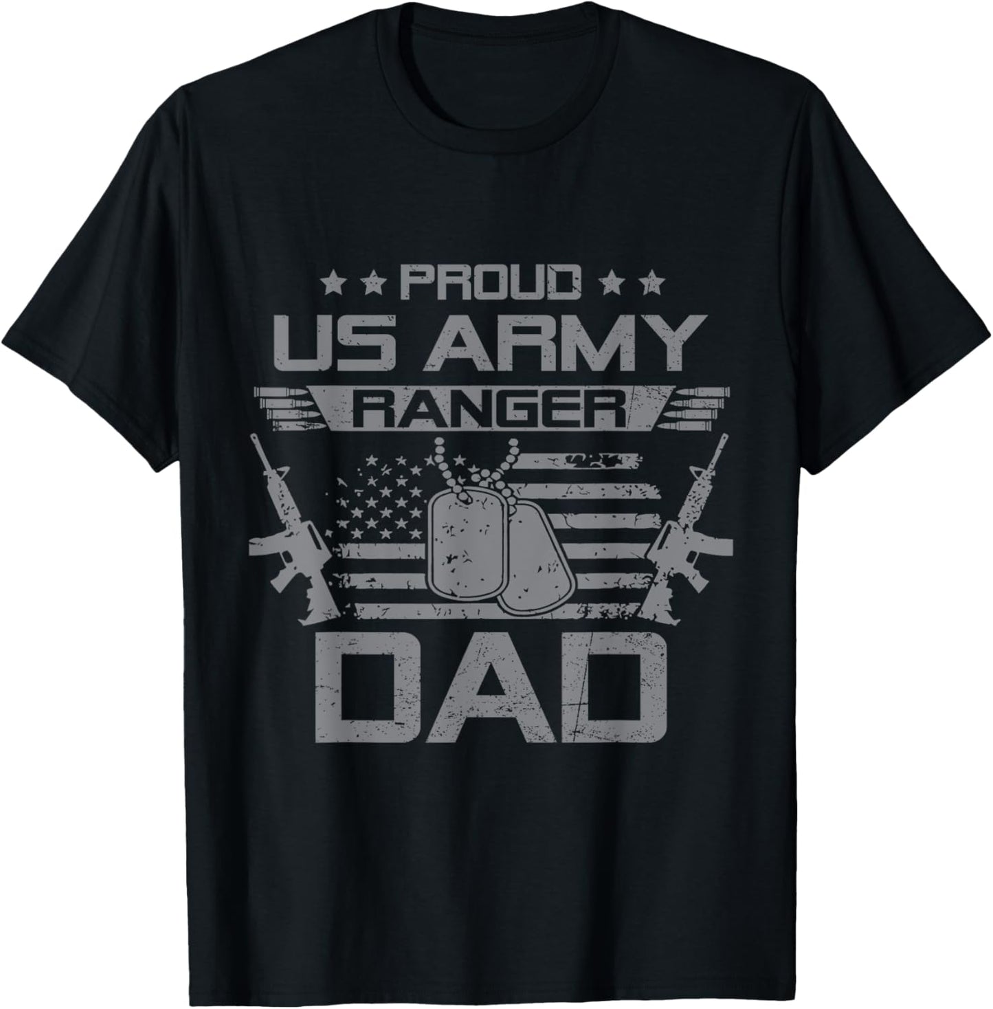 Proud Us Army Ranger Dad Flag American Usa Military