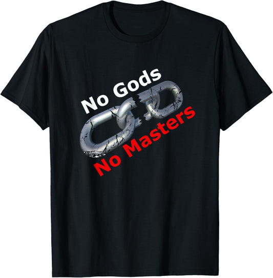 No Gods, No Masters Punkrock Atheist Political