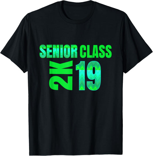 Senior 2019 Shirts Class Of 2K Cool Graphic Graduate Tee